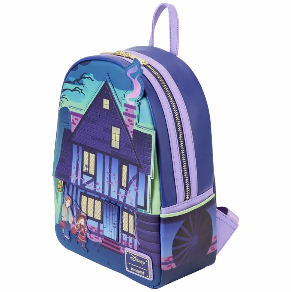 Hocus Pocus - Sanderson Sisters House Glow in the Dark 12" Faux Leather Mini Backpack