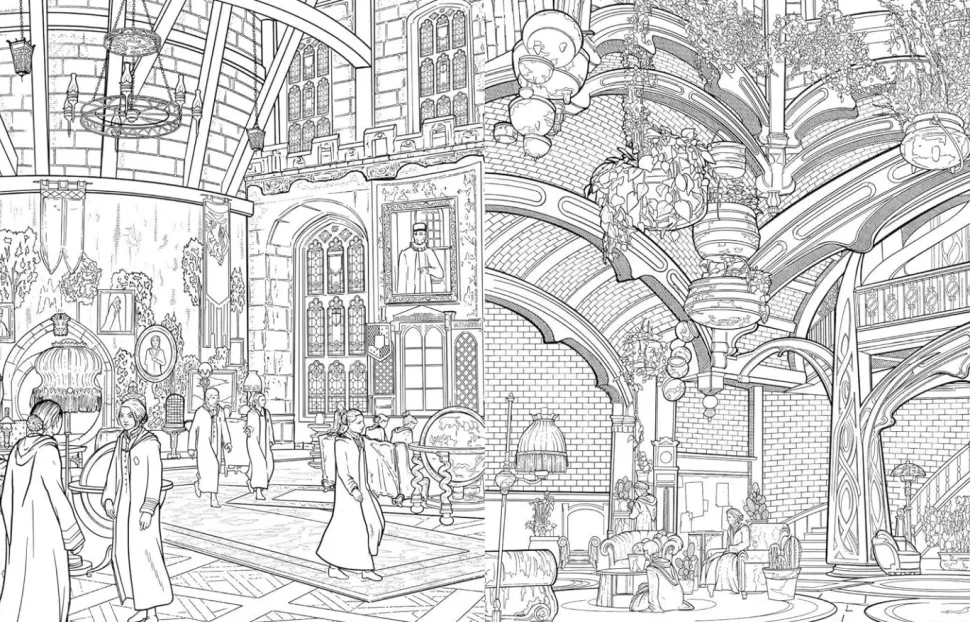 Hogwarts Legacy - The Official Colouring Book Paperback Book