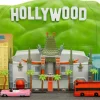 Hollywood 100 - Hollywood Sign 100th Anniversary featuring the Walk of Fame Nano Scene 1.65" Scale Die-Cast Diorama