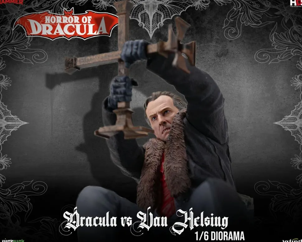 Horror of Dracula (1958) - Dracula vs. Van Helsing 1/6th Scale Diorama Statue