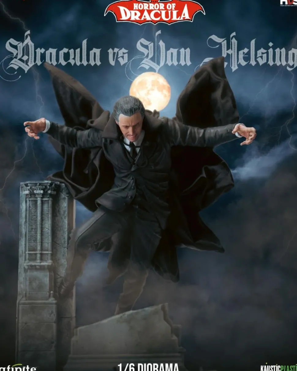 Horror of Dracula (1958) - Dracula vs. Van Helsing 1/6th Scale Diorama Statue