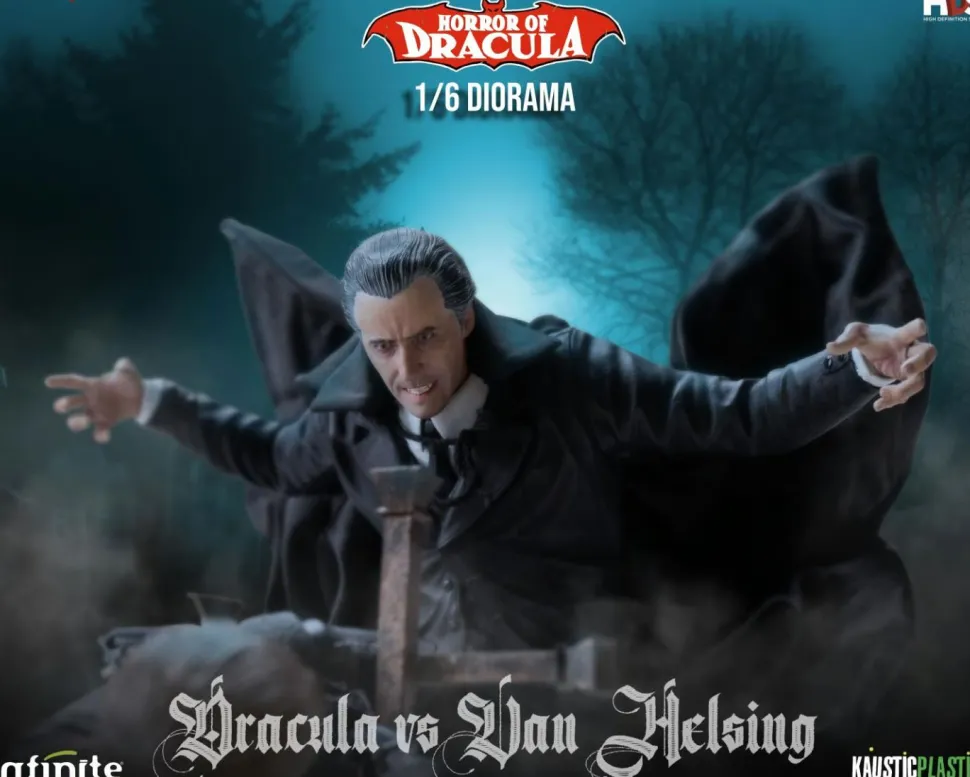Horror of Dracula (1958) - Dracula vs. Van Helsing 1/6th Scale Diorama Statue