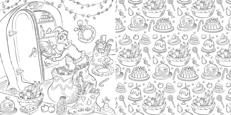 How the Grinch Stole Christmas! - Official Colouring Book Paperback Book