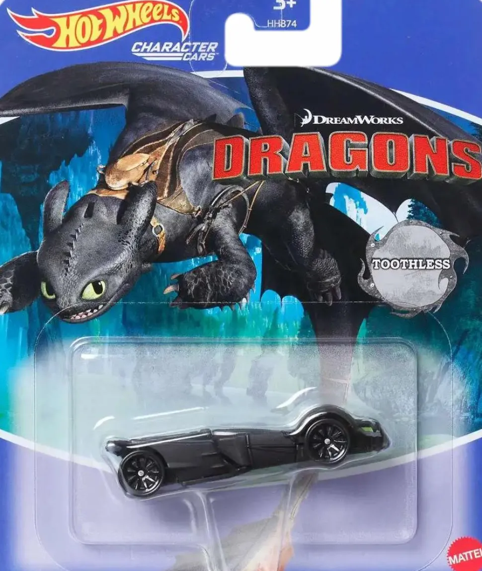 How to Train Your Dragon - Toothless DreamWorks Character Cars 1/64th Scale Die-Cast Vehicle
