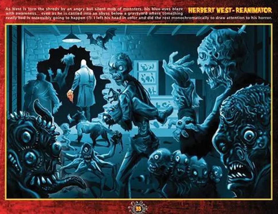 H.P. Lovecraft - Pete Von Sholly's Lovecraft Illustrated Paperback Book