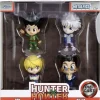 Hunter x Hunter - Gon, Killua, Kurapika, & Leorio Metalfigs 2.5" Die-Cast Figure 4-Pack