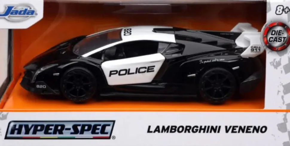 Hyper-Spec - Police Lamborghini Veneno 1/32 Scale Die-Cast Vehicle Replica