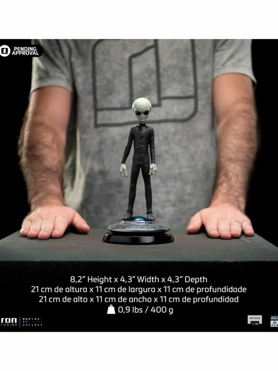 I Want to Believe - Grey Alien 1/10th Scale Statue