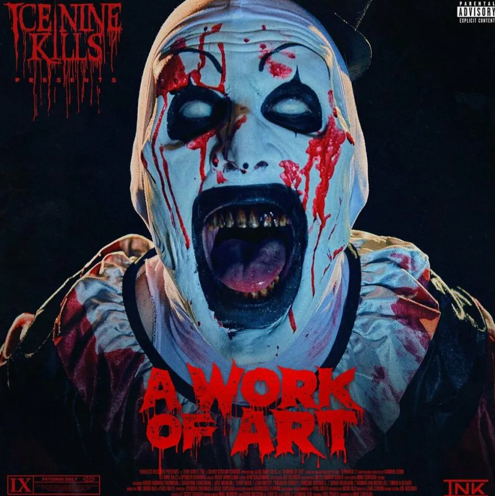 Ice Nine Kills - A Work of Art 7" Single Vinyl Record (Yellow Coloured Vinyl)