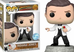 Indiana Jones - Professor Indy, Indy in Tuxedo & Indy with Sankara Stones Light Up Deluxe Pop! Vinyl Bundle (Set of 3)