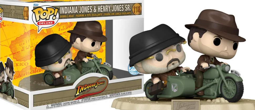 Indiana Jones and the Last Crusade - Indiana Jones & Henry Jones Sr. Pop! Deluxe Vinyl Figure