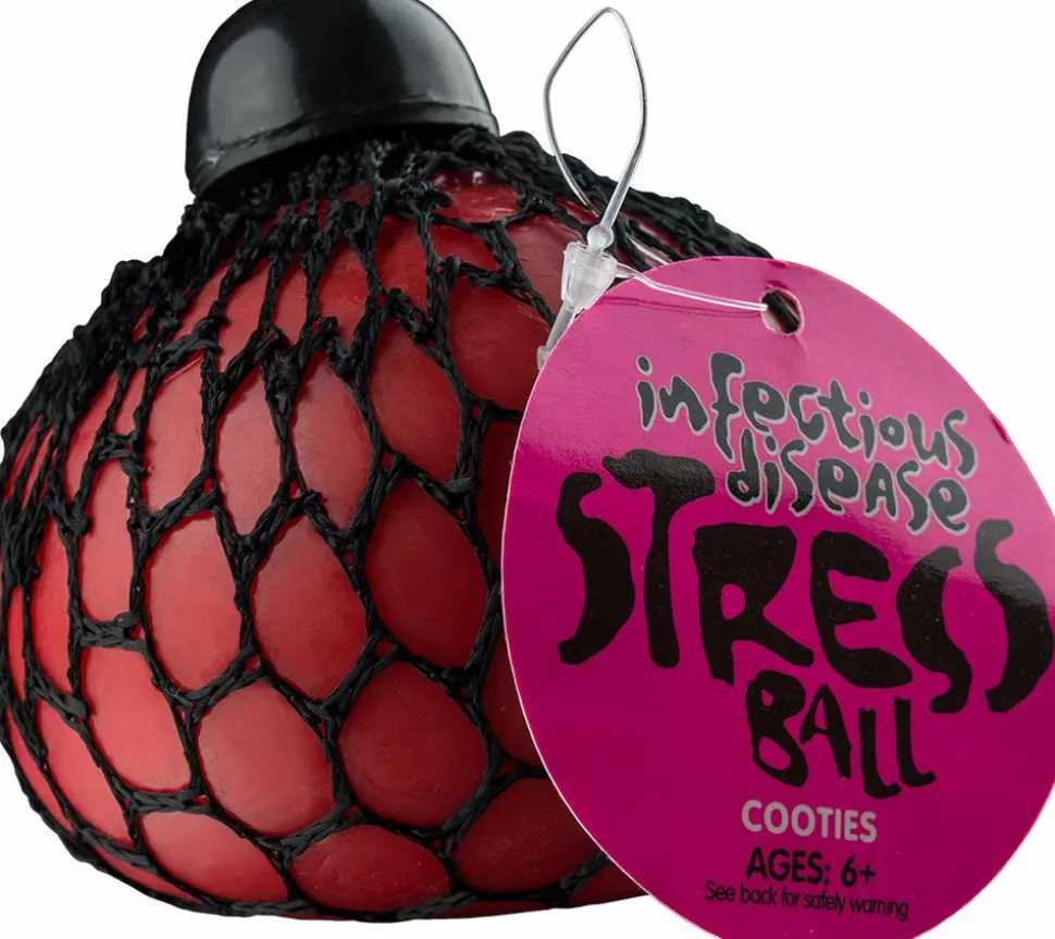 Infectious Disease Cooties Stress Ball (Red)