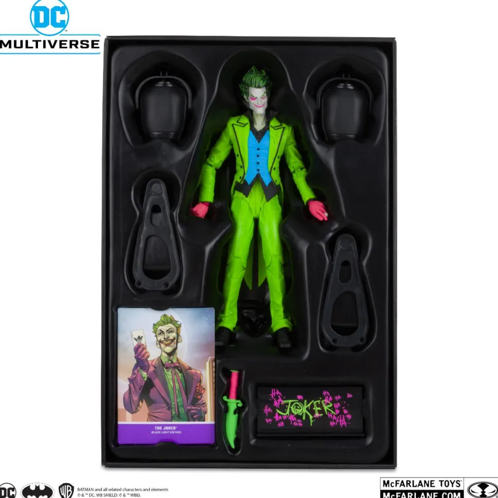Infinite Frontier - The Joker Blacklight DC Multiverse Gold Label 7" Scale Action Figure (Int Sales Only)
