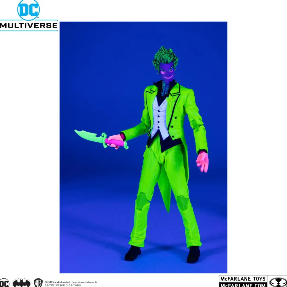 Infinite Frontier - The Joker Blacklight DC Multiverse Gold Label 7" Scale Action Figure (Int Sales Only)