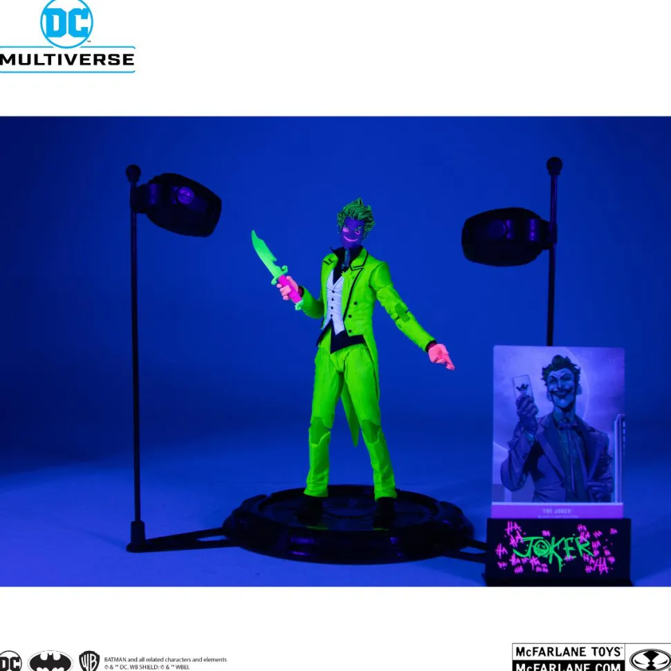 Infinite Frontier - The Joker Blacklight DC Multiverse Gold Label 7" Scale Action Figure (Int Sales Only)