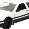 Initial D - 1986 Takumi & Toyota Trueno (AE86) 1/24th Scale Die-Cast Vehicle Replica