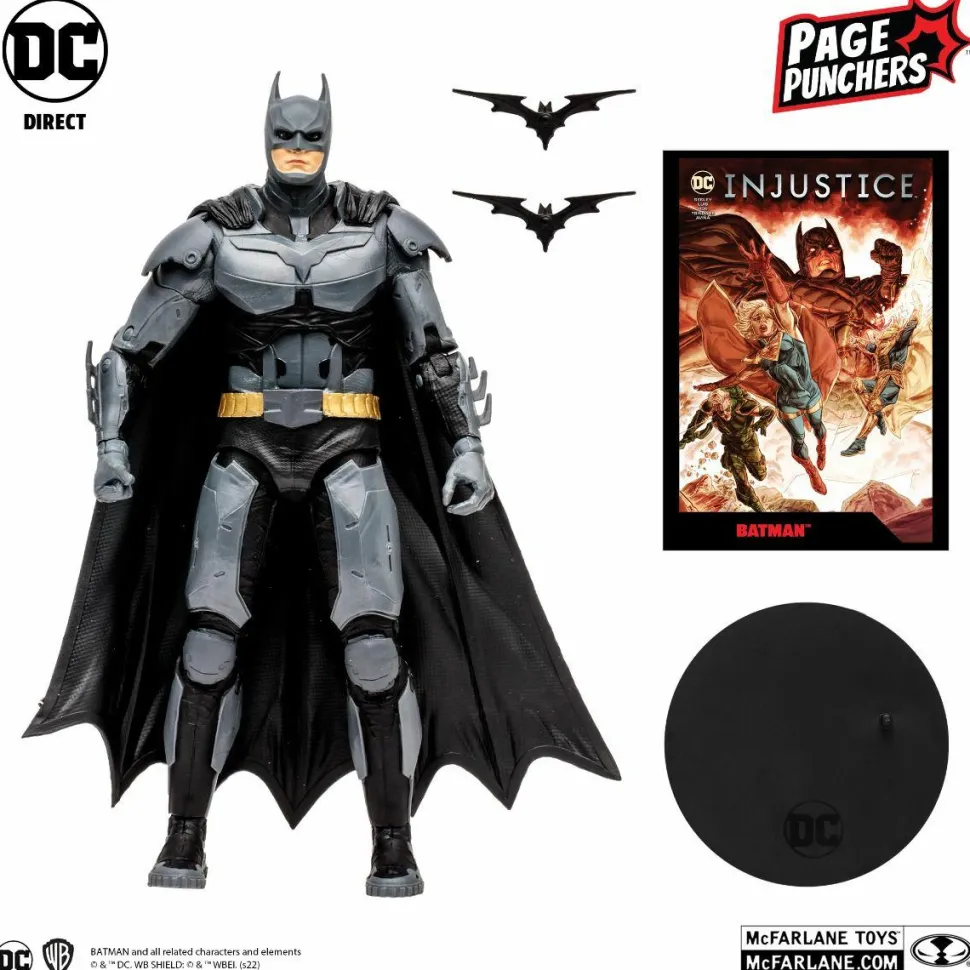 Injustice 2 - Batman Page Punchers 7” Scale Action Figure with Comic Book