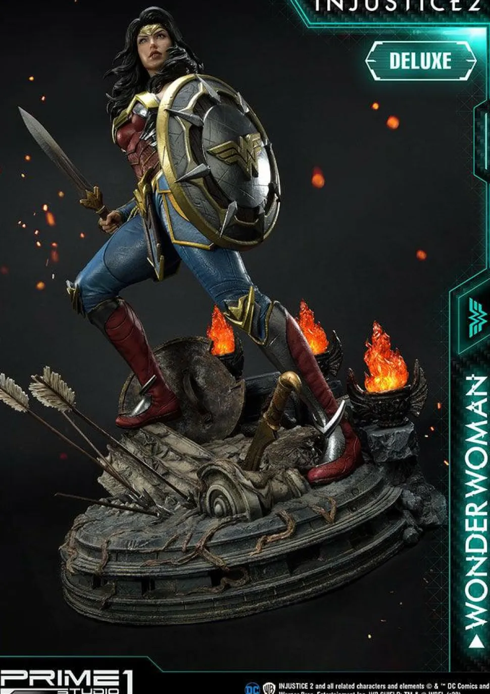 Injustice 2 - Wonder Woman Deluxe 1/4 Scale Statue (Int Sales Only)