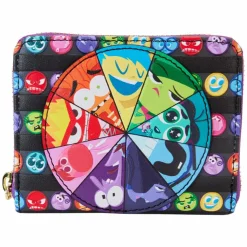 Inside Out 2 - Core Memories 4" Faux Leather Zip-Around Wallet