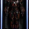 Iron Man 2 - Neon Tech War Machine Hall of Armour 5" Diorama Statue