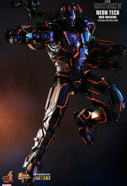 Iron Man 2 - Neon Tech War Machine 1/6th Scale Die-Cast Hot Toys Action Figure (Int Sales Only)