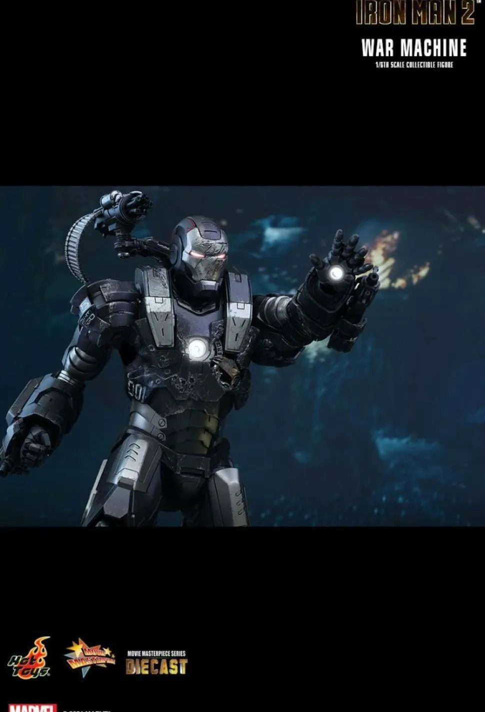 Iron Man 2 - War Machine 1/6th Scale Die-Cast Hot Toys Action Figure