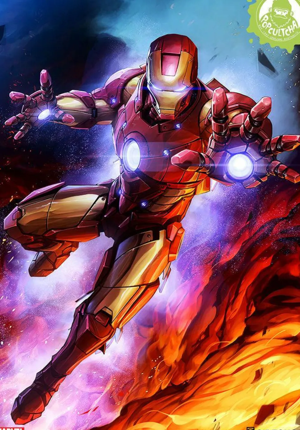 Iron Man - Iron Man Fine Art Print by Jeehyung Lee
