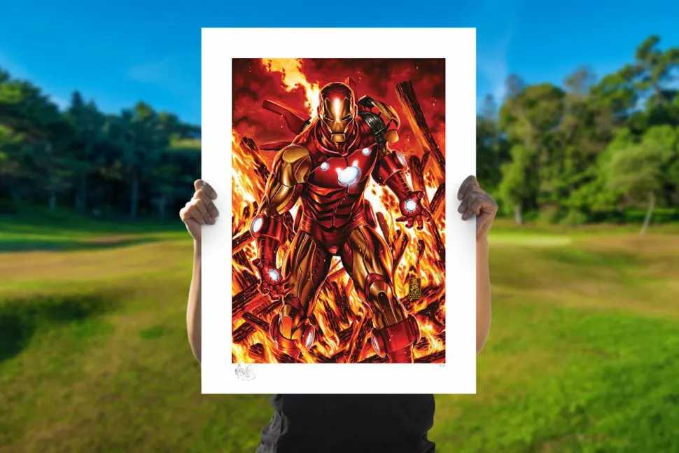Iron Man - Iron Man Fine Art Print by Mark Brooks