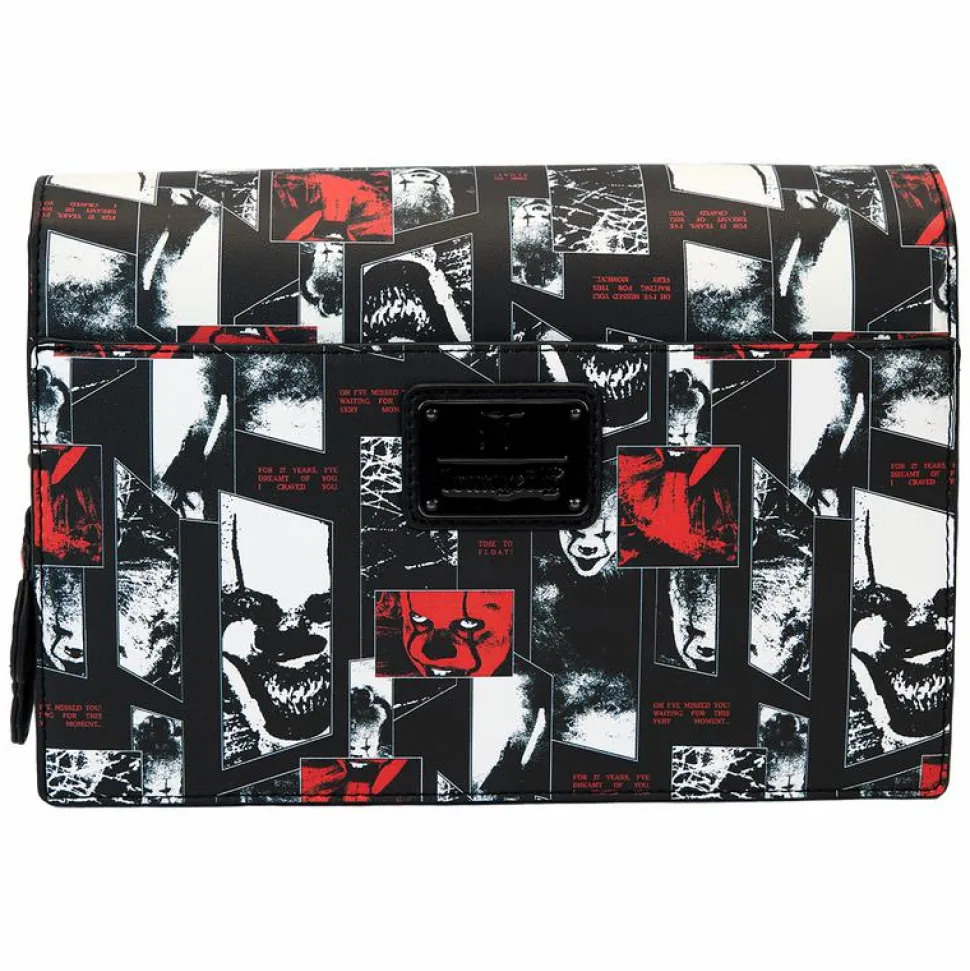 It (2017) - I Heart Horror Pennywise Glow in the Dark 6" Faux Leather Crossbody Bag