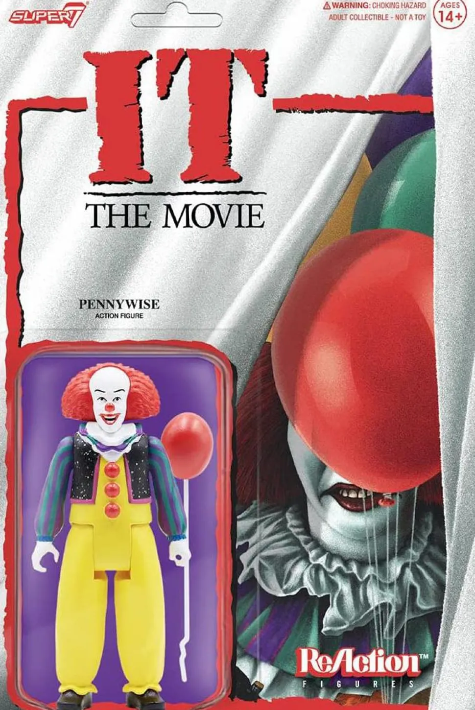 It (1990) - Pennywise the Clown ReAction 3.75” Action Figure