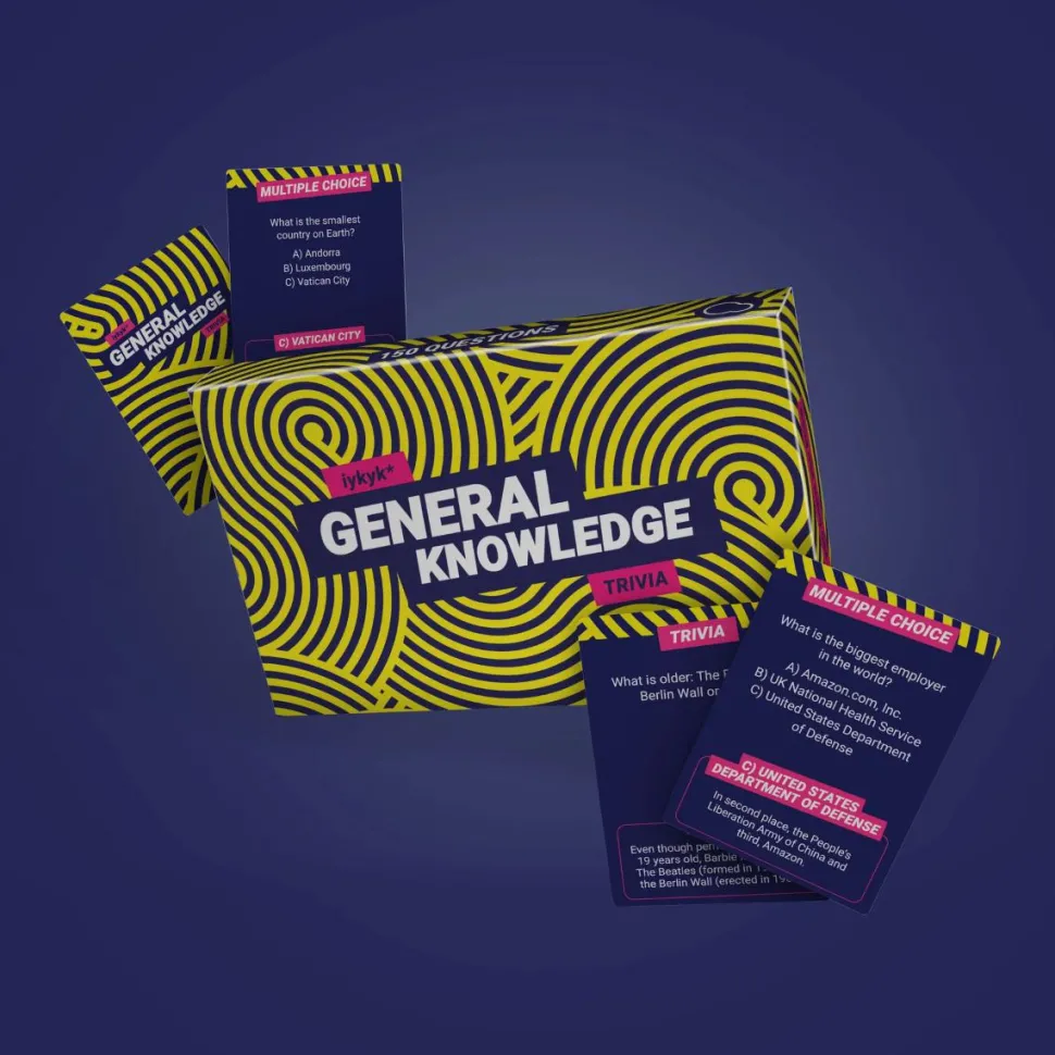 IYKYK - General Knowledge Edition Trivia Card Game