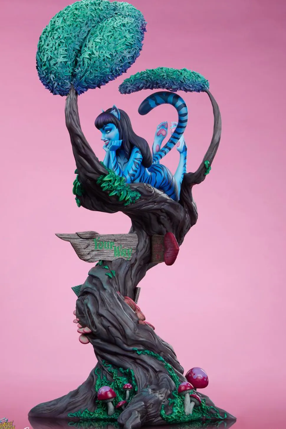 J. Scott Campbell's Fairytale Fantasies - Lady Cheshire Cat Deluxe Edition 25" Statue