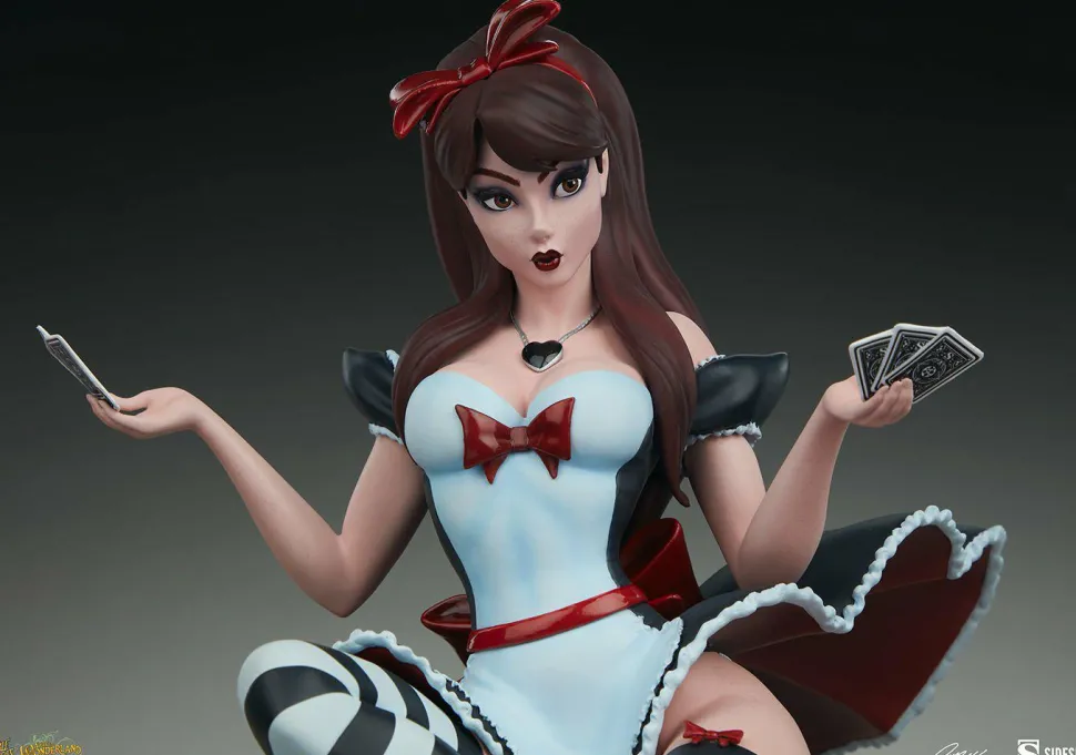 J. Scott Campbell’s Fairytale Fantasies - Alice in Wonderland Game of Hearts Edition 13” Statue