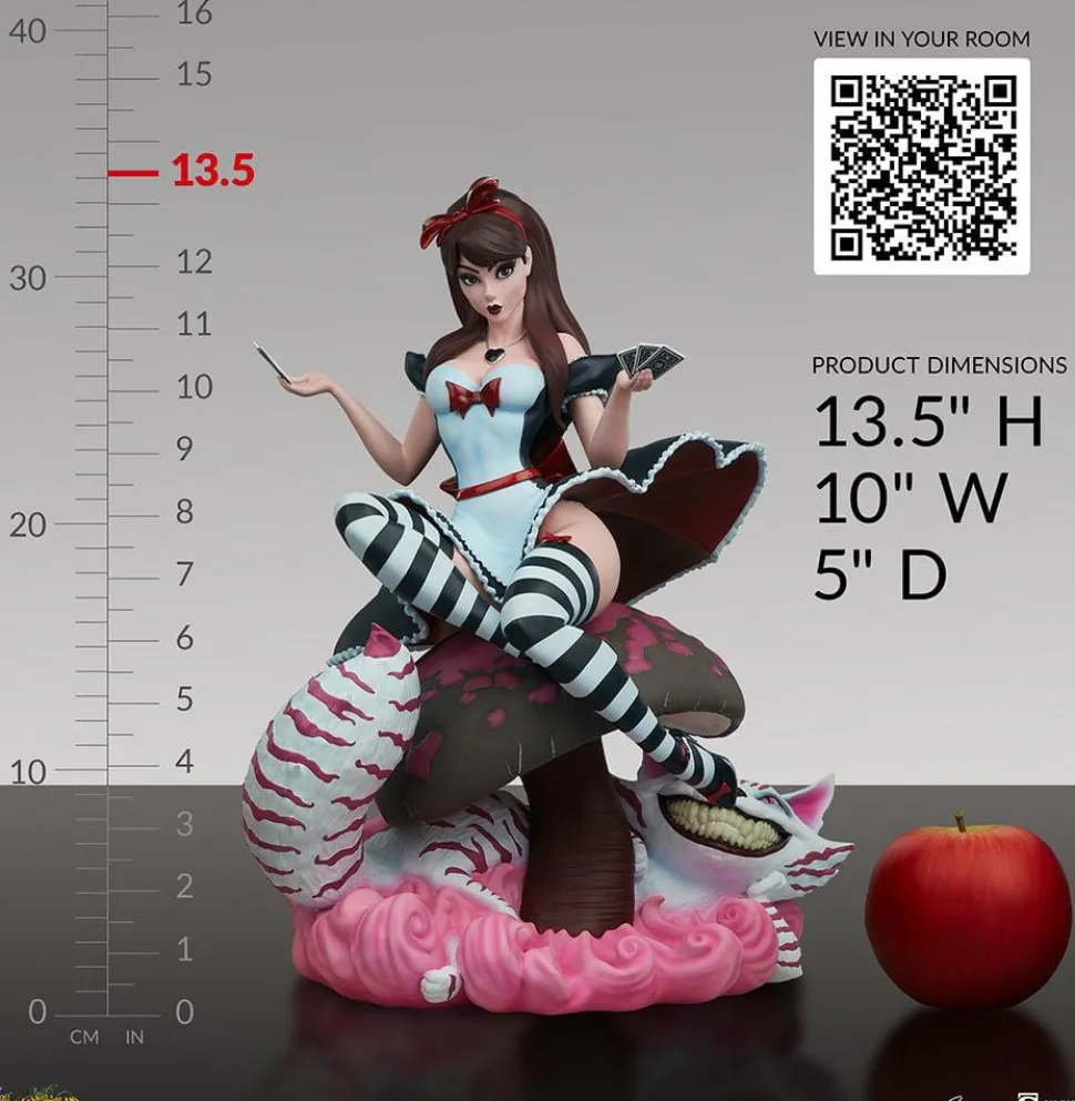 J. Scott Campbell’s Fairytale Fantasies - Alice in Wonderland Game of Hearts Edition 13” Statue