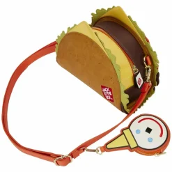 Jack in the Box - Late Night Taco 6” Faux Leather Crossbody Bag with Coin Purse