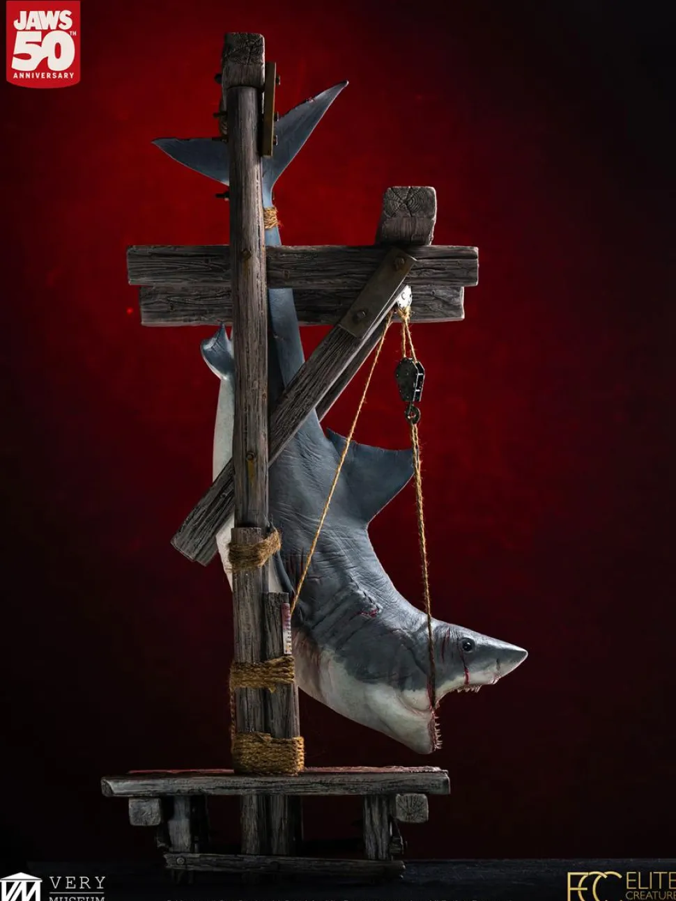 Jaws - Hanging Shark 1/12th Scale Maquette Statue