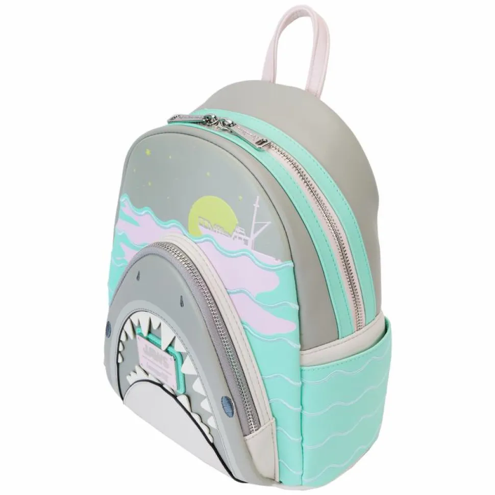 Jaws - Jaws Glow in the Dark 10" Faux Leather Mini Backpack