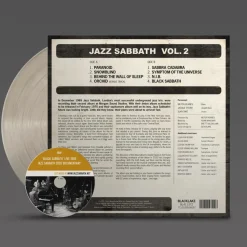 Jazz Sabbath - Vol. 2 LP Vinyl Record (2022 Record Store Day Exclusive Translucent “Natural” Coloured Vinyl With Bonus DVD)