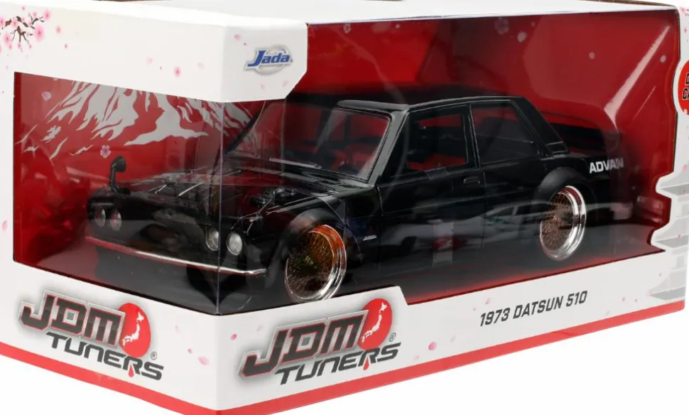 JDM Tuners - 1973 Datsun 510 1/24th Scale Die-Cast Vehicle Replica