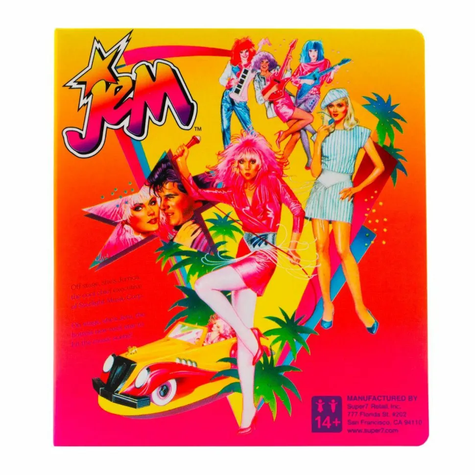 Jem and The Holograms - Jem & Pizzaz ReAction 3.75” Action Figure Bundle (2022 SDCC Exclusive) (Set of 2)