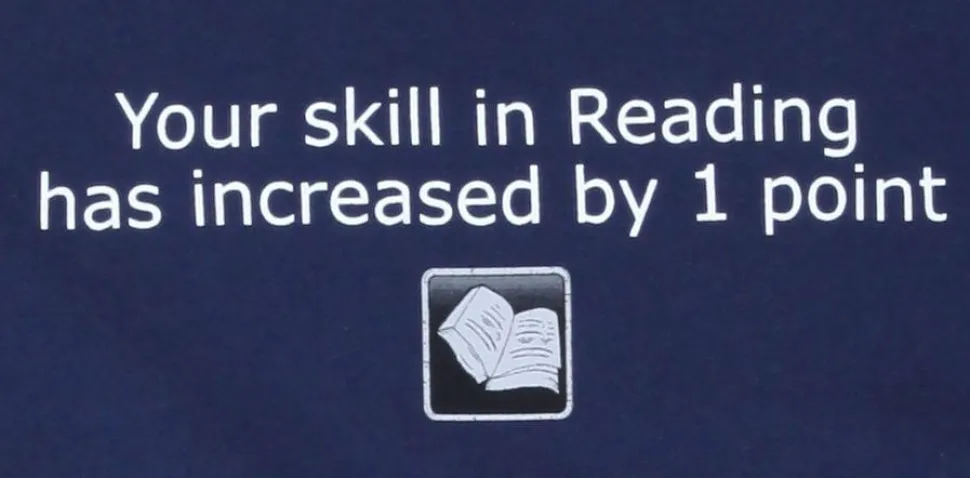 J!nx - Your Skill in Reading has Increased by 1 Point T-Shirt