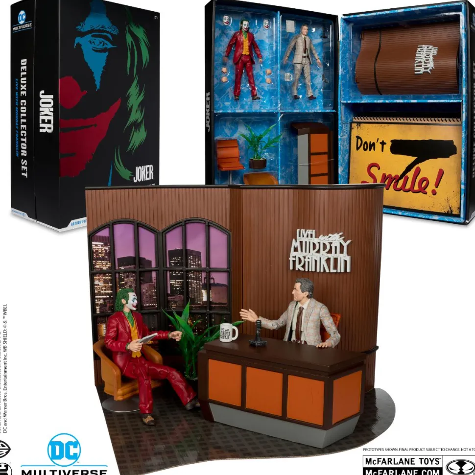 Joker (2019) - Live with Murray Franklin DC Multiverse Deluxe 7" Scale Action Figure Collector Set