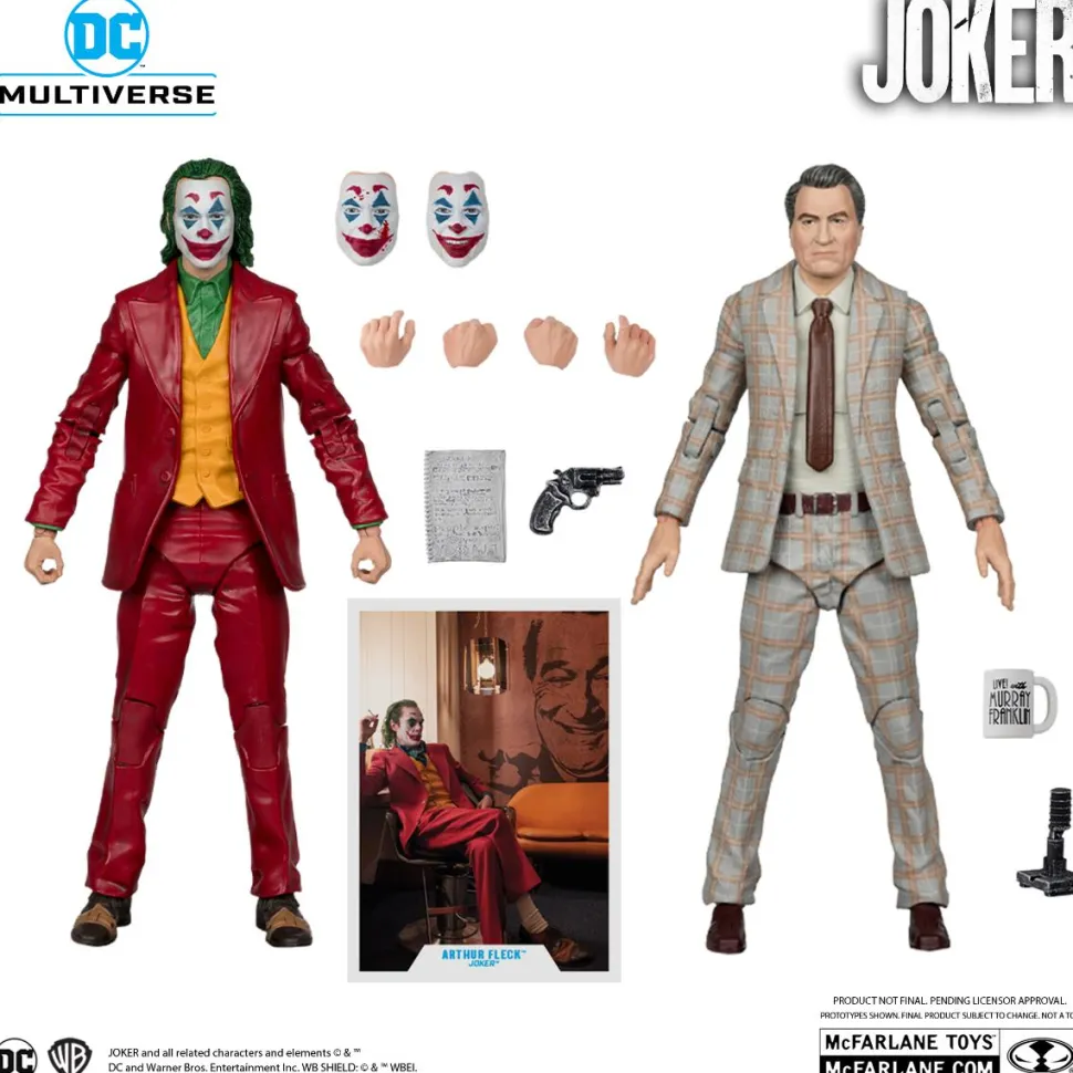 Joker (2019) - Live with Murray Franklin DC Multiverse Deluxe 7" Scale Action Figure Collector Set