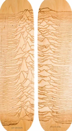 Joy Division - Joy Division x Color Bars Unknown Pleasures 8.25" Skateboard Deck Set (Set of 2) (Decks Only)