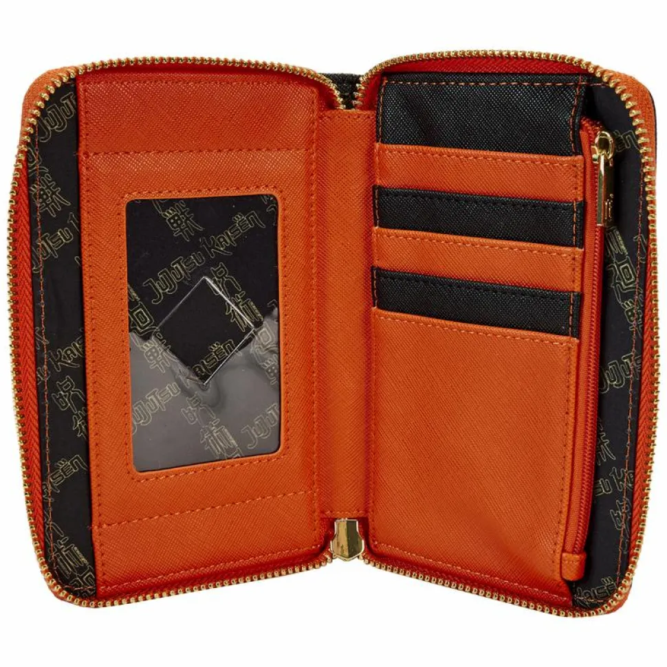 Jujutsu Kaisen - Yuji Itadori Cosplay 4" Faux Leather Zip-Around Wallet
