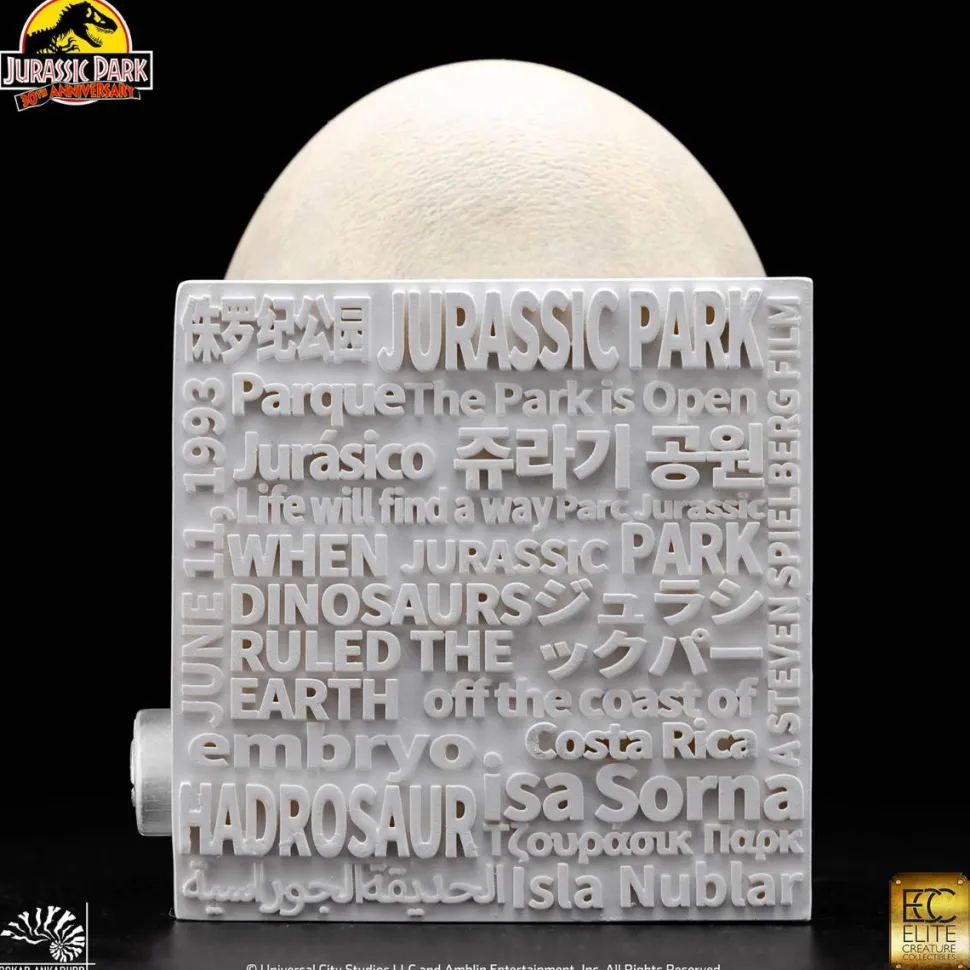 Jurassic Park - Hadrosaur Egg Hatching 30th Anniversary 5" Maquette Statue