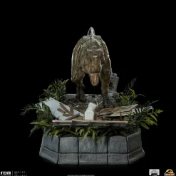 Jurassic Park - T-Rex & Donald Gennaro 1/20th Scale Diorama Statue