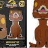 Jurassic Park - Velociraptor 4" Enamel Pop! Pin