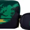 Jurassic World - Dinosaur Silhouette 4" Faux Leather Sling Crossbody Bag with Coin Purse