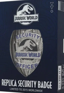 Jurassic World - Security Officer Badge Limited Edition Metal Replica